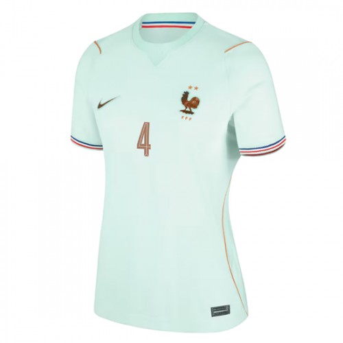 Frankrike Dayot Upamecano #4 Bortatröja Dam VM 2026 Kortärmad
